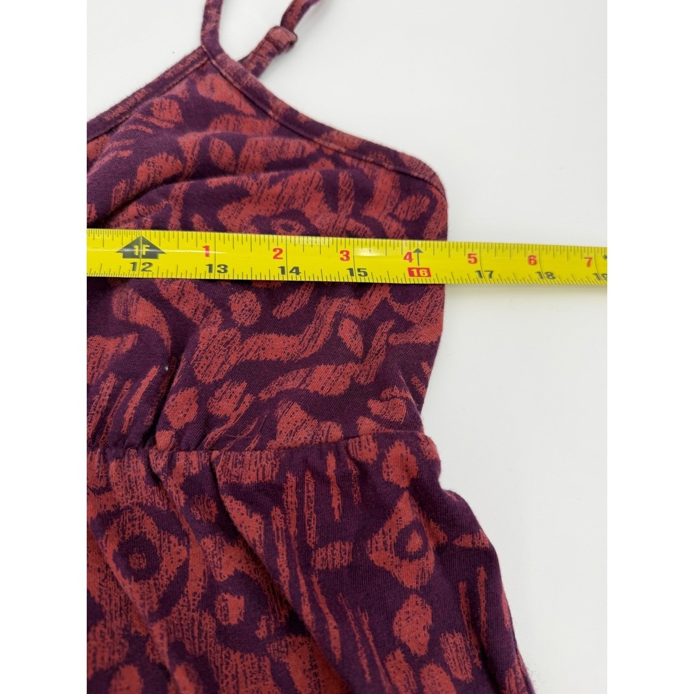 Sonoma Everyday Dress Boho Damask Print Medium Purple Cotton Modal Sundress - Picture 6 of 7